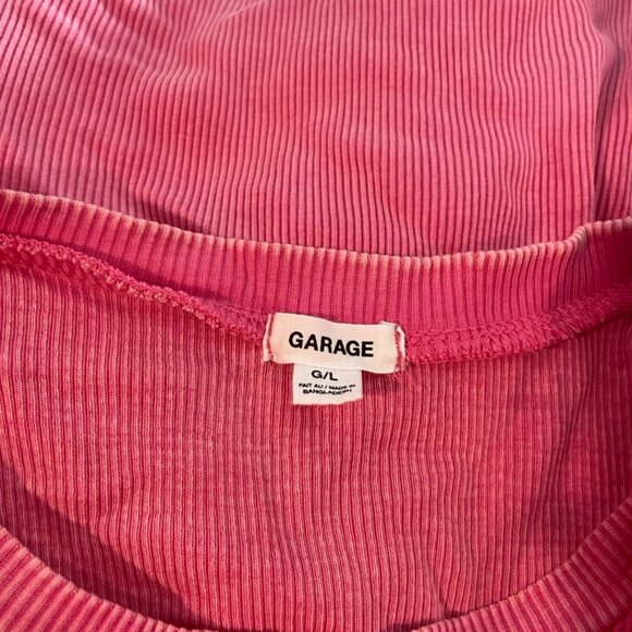 Garage Women's Pink Drawstring Dress- Sz L - Picture 3 of 3